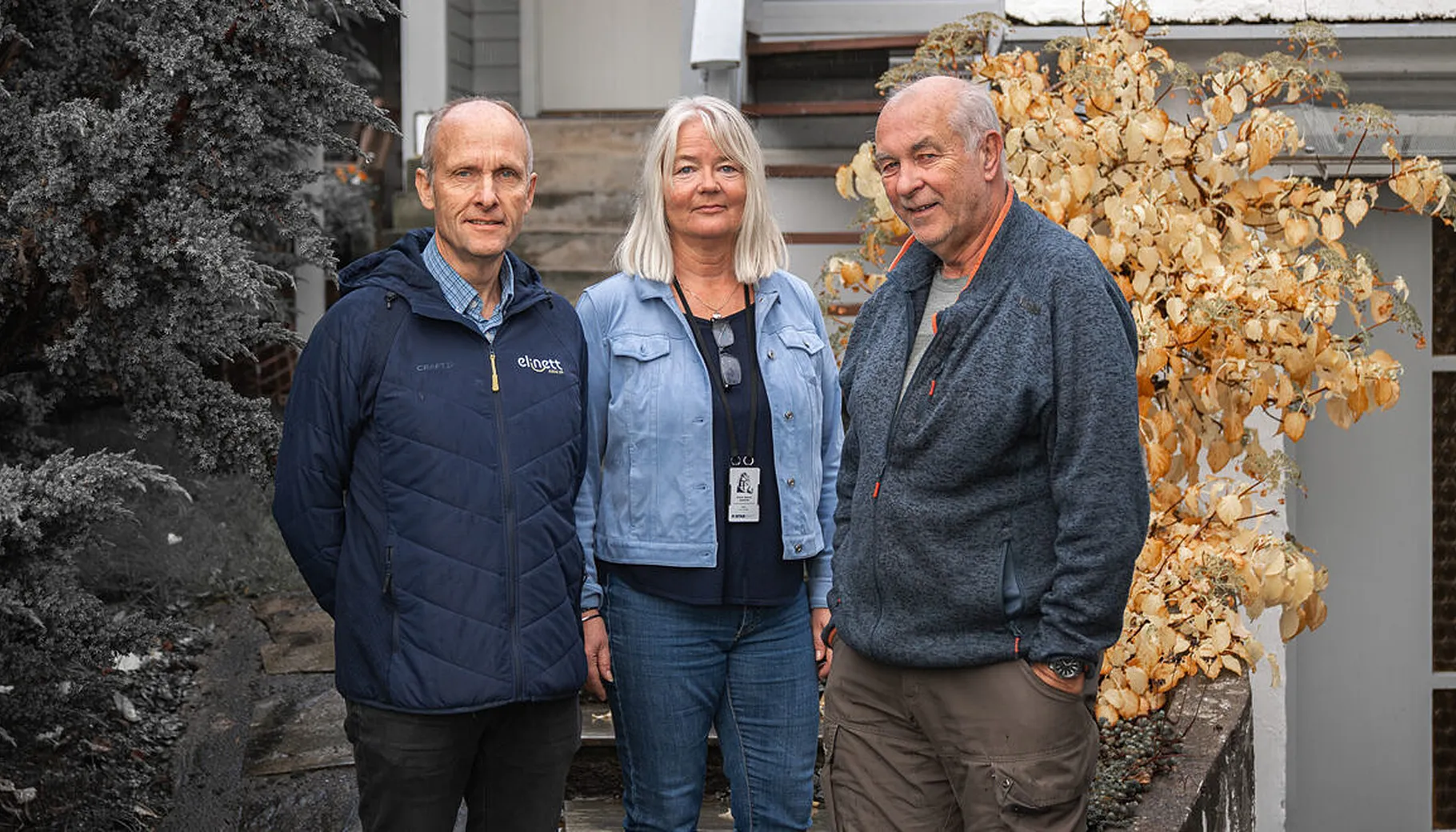 Fra venstre: Gerhard Eidså (Elinett), Anne Gautvik (Istad Kraft) og Thore Folland.