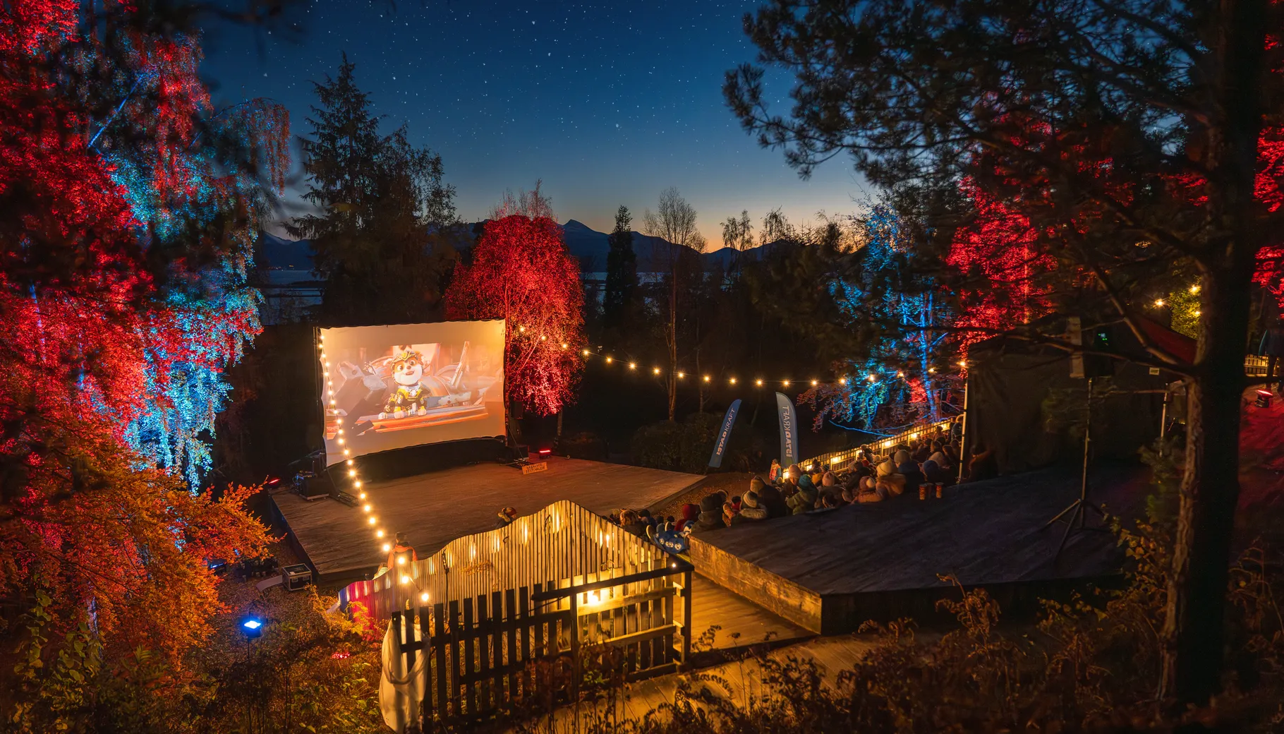 Utekino i Reknesparken