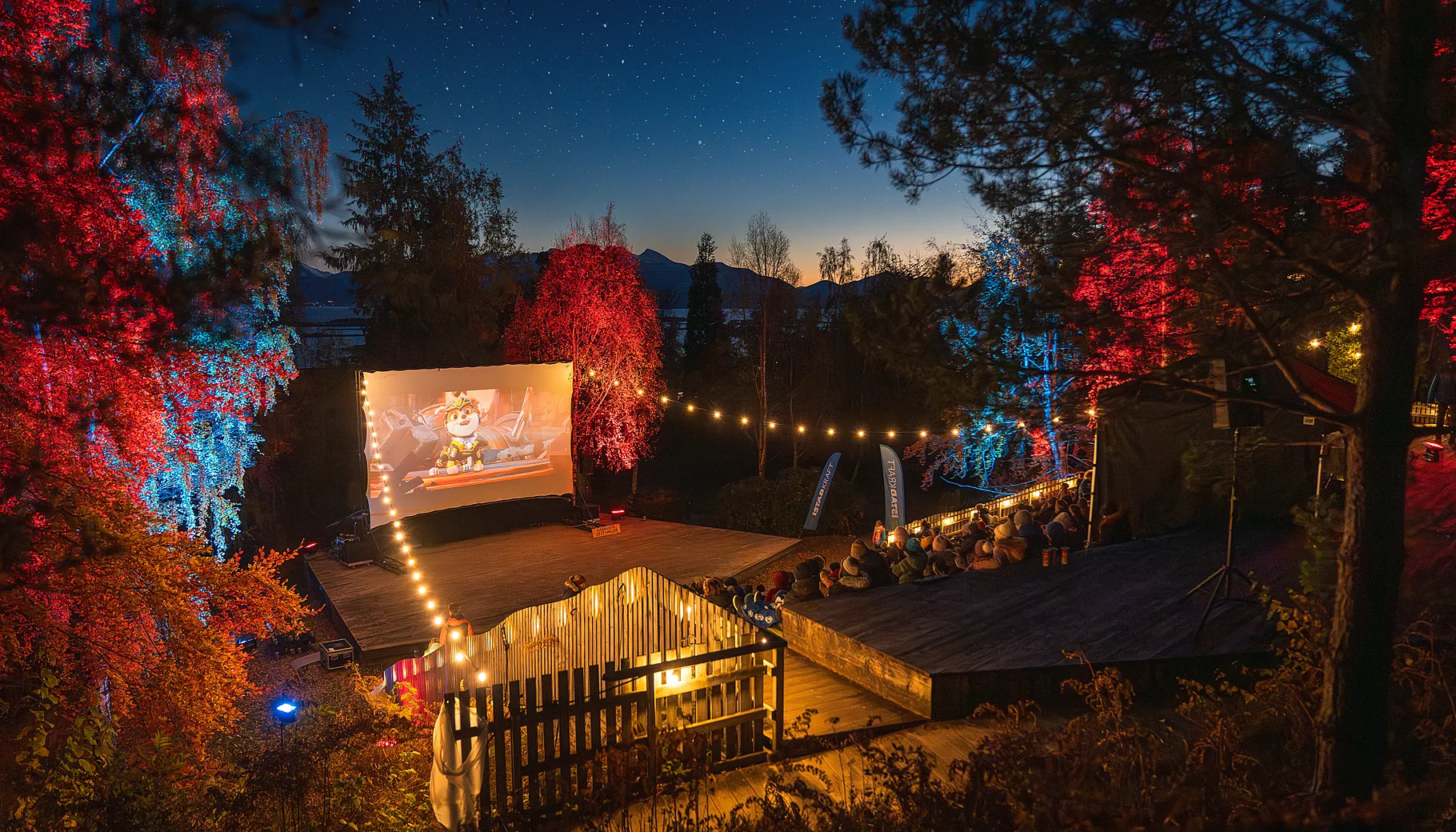 Utekino i Reknesparken